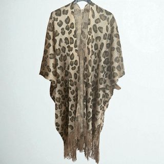 Kimono Leopardo Dorado Talla grande