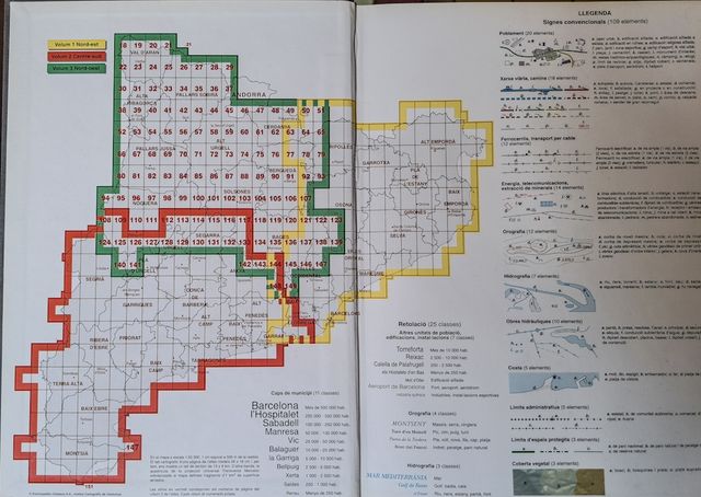Atles topogràfic de Catalunya 1:50000