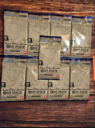 9 Sobres One Piece 25th Collection Sellados