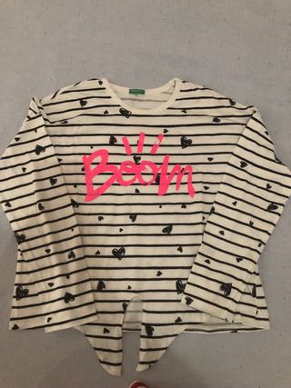 Maglietta Benetton bambina a righe