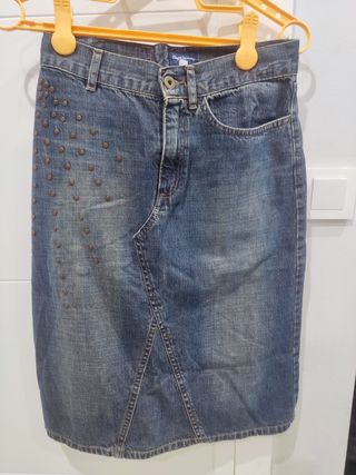 Falda vaquera Pepe Jeans con tachuelas
