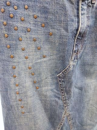 Falda vaquera Pepe Jeans con tachuelas