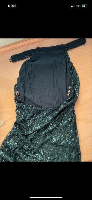 Vestido Glitter Halter Botella