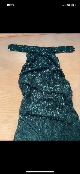 Vestido Glitter Halter Botella