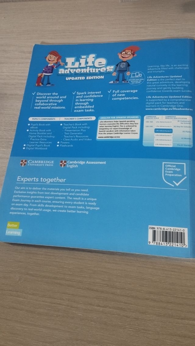 Life Adventures Updated Level 4 Pupil's Book wi...