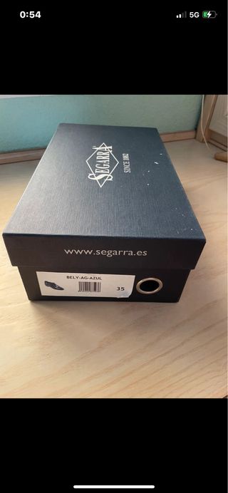 Mocasines Segarra Piel Azul Marino