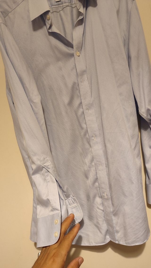 Camicia Charles Tyrwhitt Uomo XXL Azzurra Righe