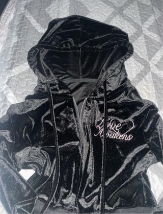 Chándal Negro Top y Pantalón Campana