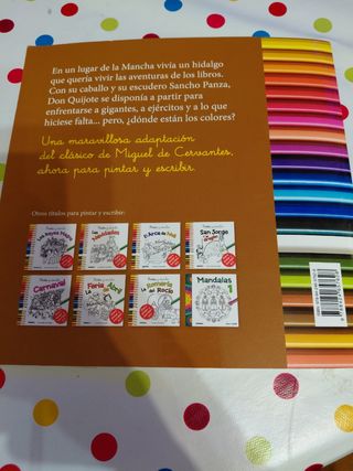 Pinta y escribe Don Quijote de la Mancha