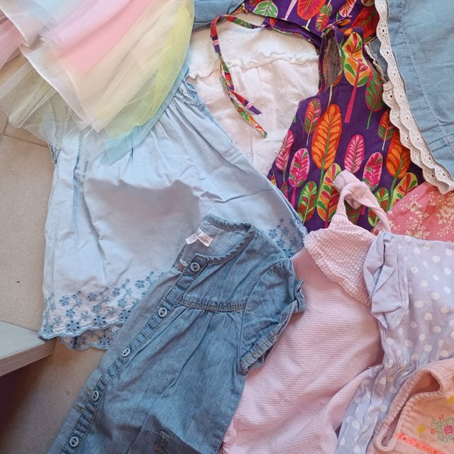 Lote Ropa Bebé Niña Vestidos