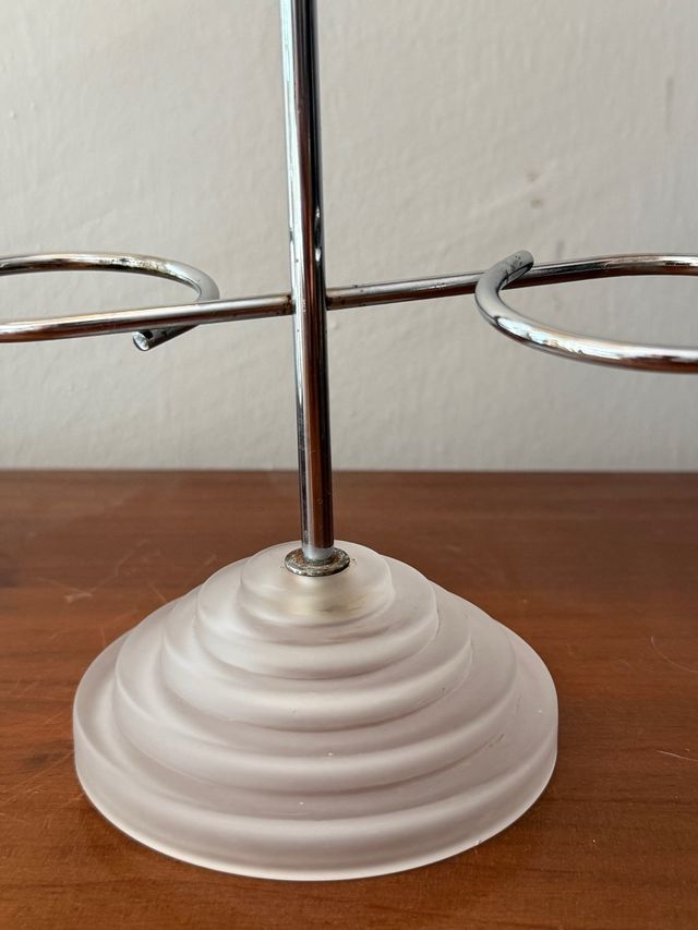 Vinagreras modernas cristal con soporte