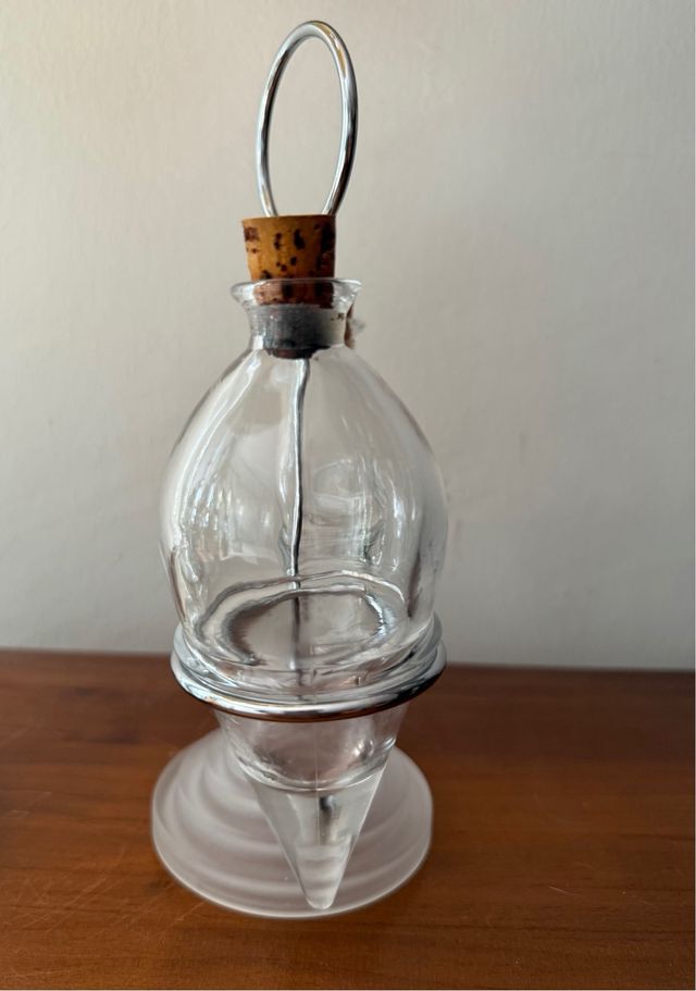 Vinagreras modernas cristal con soporte