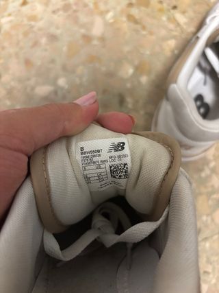 New Balance 550 Zapatillas Beige/Blanco