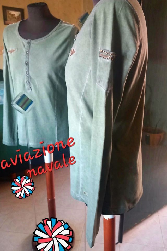 T-shirt aviazione navale verde