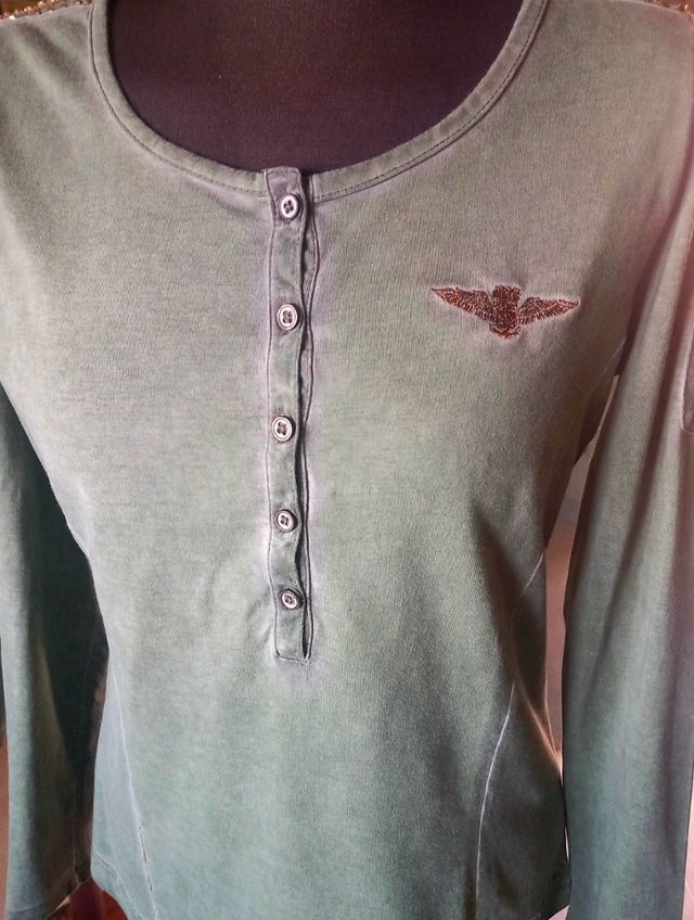 T-shirt aviazione navale verde