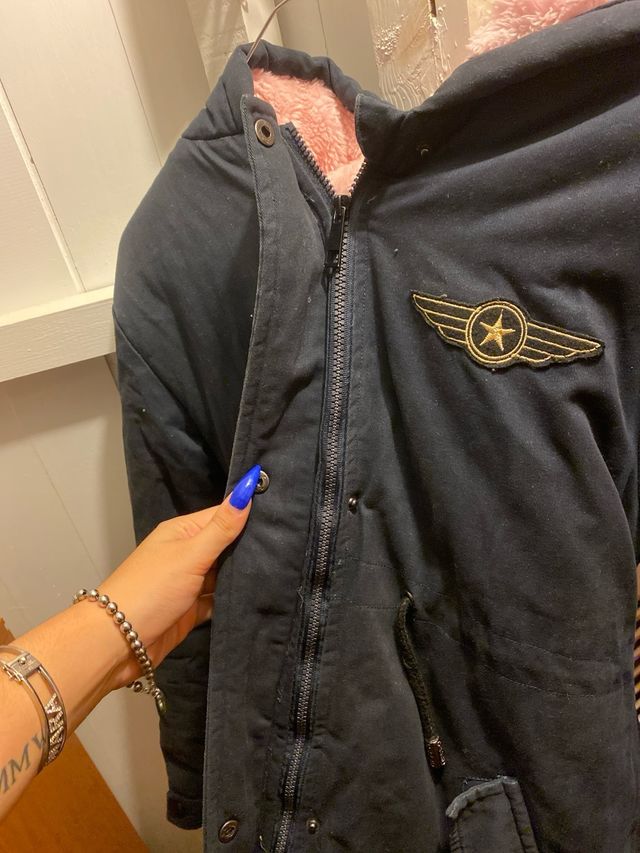 Giubbotto invernale con fodera rosa