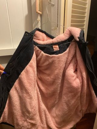 Giubbotto invernale con fodera rosa