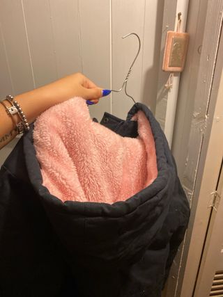 Giubbotto invernale con fodera rosa