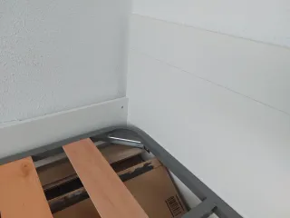 Estructura de cama 135 con somier y colchón