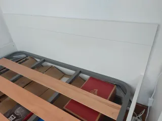 Estructura de cama 135 con somier y colchón