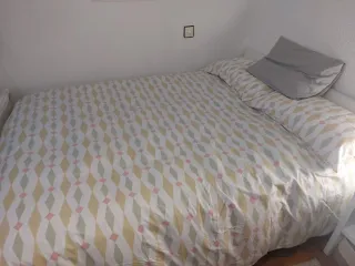 Estructura de cama 135 con somier y colchón