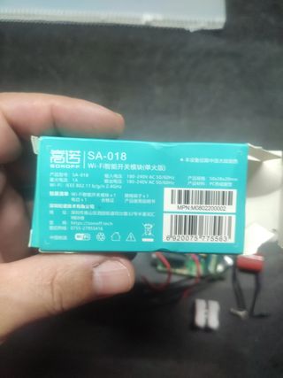 Interruptor WiFi DIY SA-018