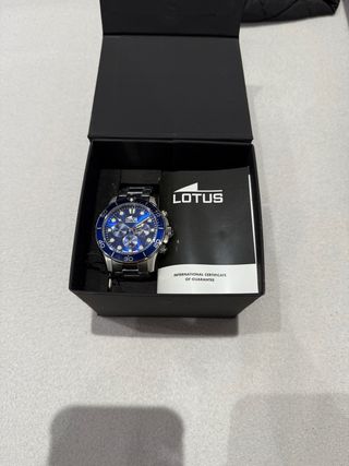Reloj LOTUS Hombre 18756/1 Azul y Plateado