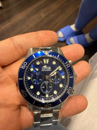 Reloj LOTUS Hombre 18756/1 Azul y Plateado