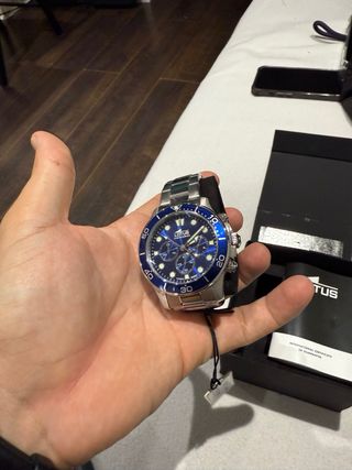 Reloj LOTUS Hombre 18756/1 Azul y Plateado