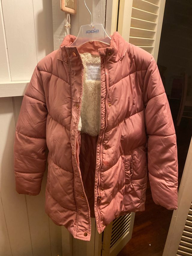 Giubbotto bambina rosa imbottito