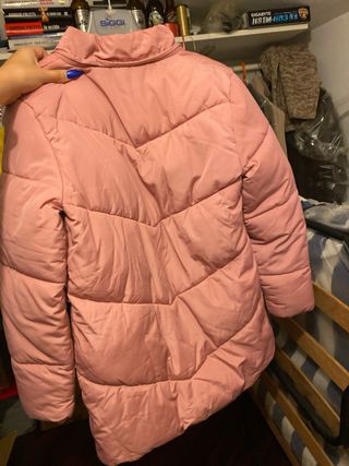 Giubbotto bambina rosa imbottito