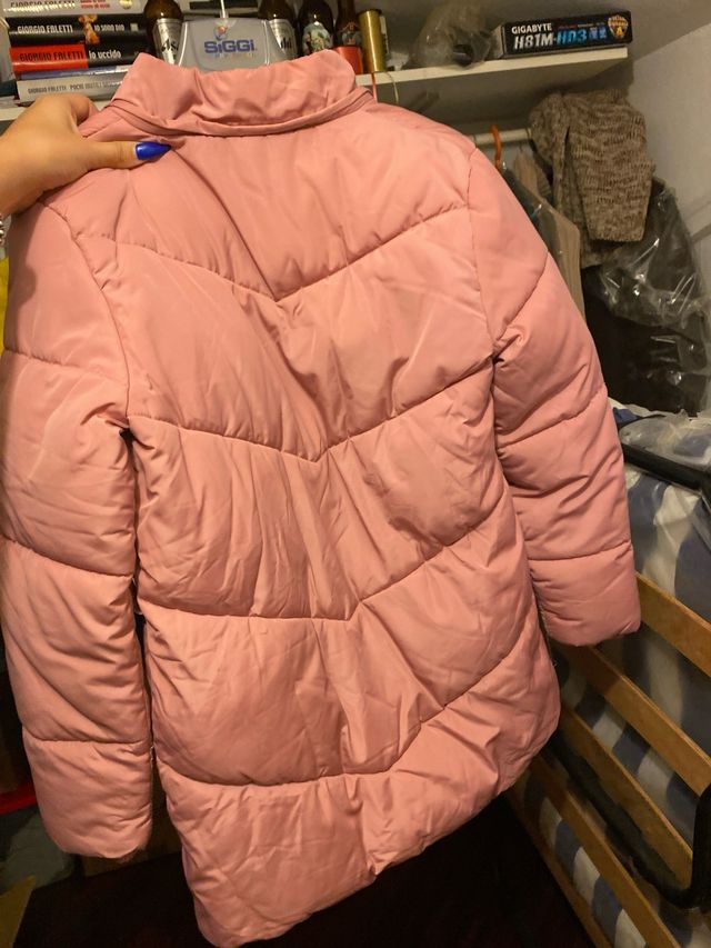 Giubbotto bambina rosa imbottito