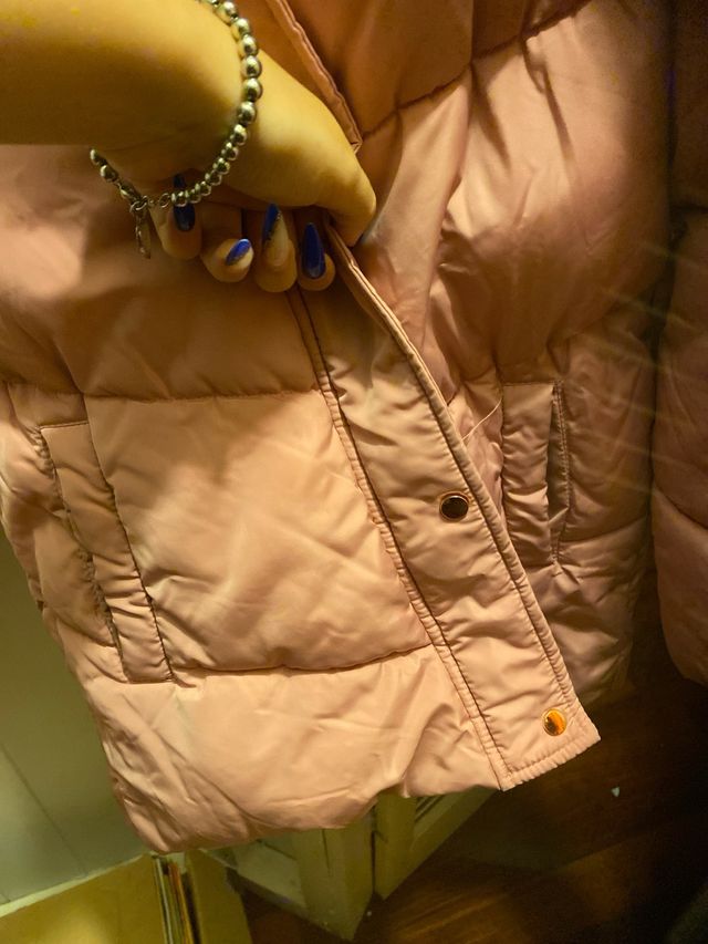 Giubbotto bambina rosa imbottito