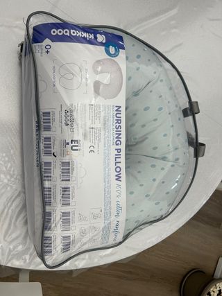 Cuscino allattamento Kikkaboo 100% Cotone