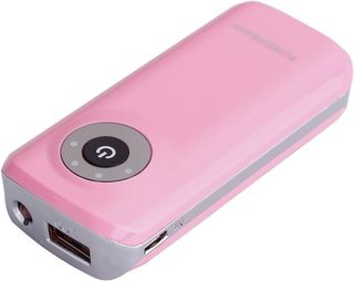 ✨ - Belson batería externa rosa linterna led