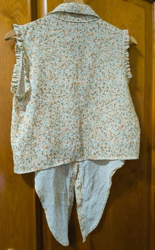 Blusa casual OMARA floral manga corta