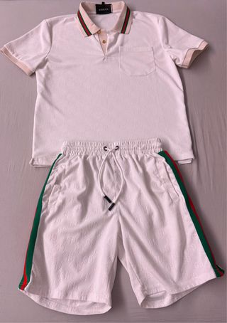 Completo corto uomo Gucci bianco