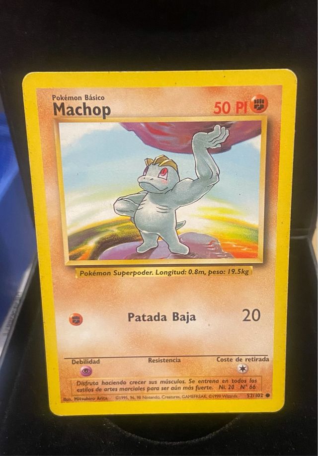 Carta Pokémon Machop 52/102 Base Set
(Shadowless)