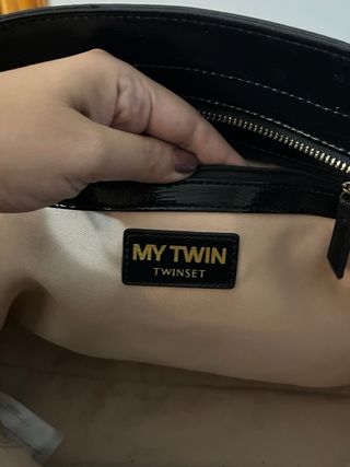 Borsa Twinset nera con cuore