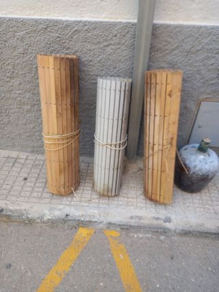3 Persianas Largas de Madera