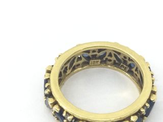 sortija oro 18k con piedra con diamante