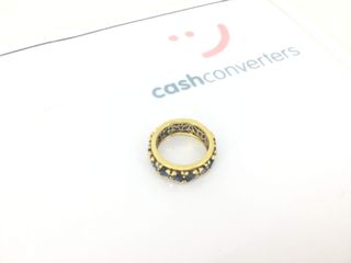 sortija oro 18k con piedra con diamante