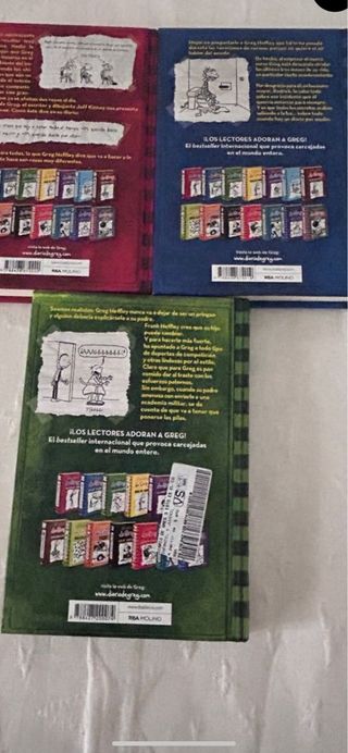 Lote libros Diario de Greg