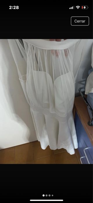 Vestido Dama Quinceañera Blanco