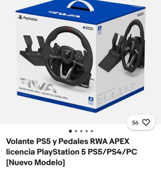 Volante y Pedales Hori RWA APEX PS5/PS4