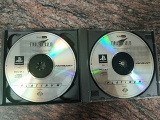 Final Fantasy VI y VII PS1 PAL