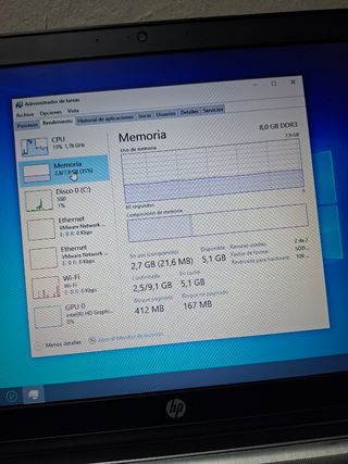 HP ProBook 15,6" i5-5200U · 8GB · SSD 128GB ·Win10