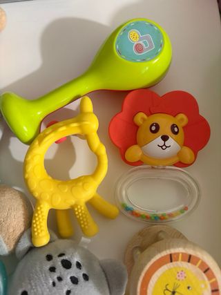 Lote Juguetes Bebé: Peluches y Mordedores
