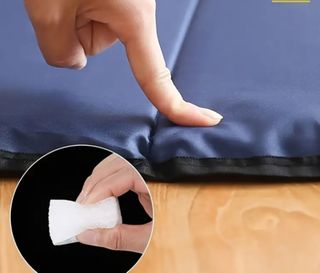 Colchoneta individual portátil + almohada inflable