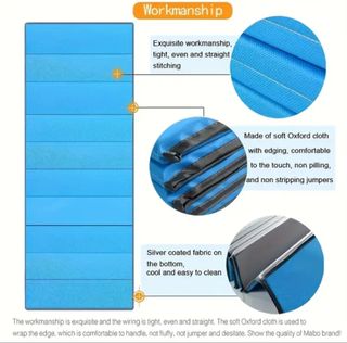 Colchoneta individual portátil + almohada inflable